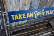 画像2: dp-240911-70 Unknown "TAKE AN Eagle PLAYBALL HOME" Wire Rack