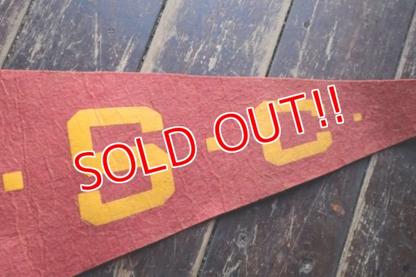 画像3: dp-241106-25 U.S.C.(University of Southern California) TROJANS Vintage Pennant