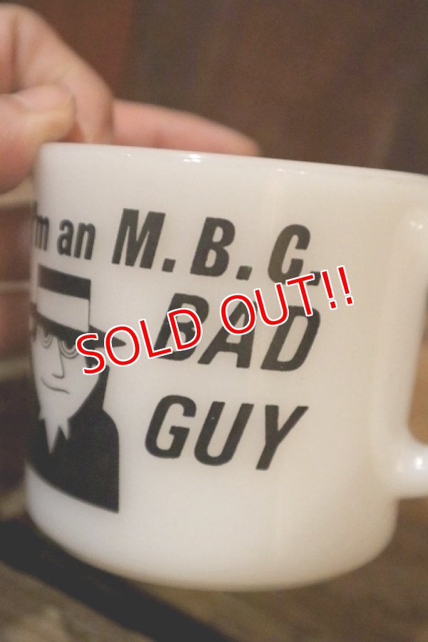 画像3: kt-241230-01 FEDERAL / 1960's-1970's I'm a M.B.C. BAD GUY Mug
