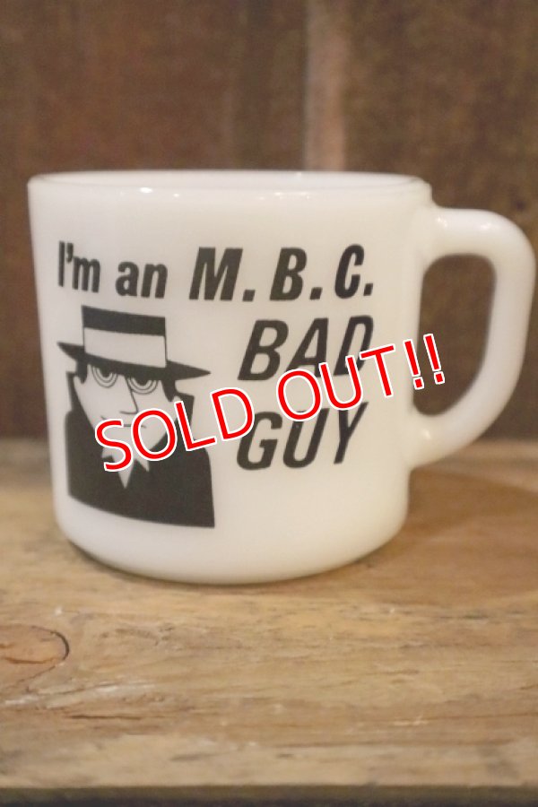 画像1: kt-241230-01 FEDERAL / 1960's-1970's I'm a M.B.C. BAD GUY Mug