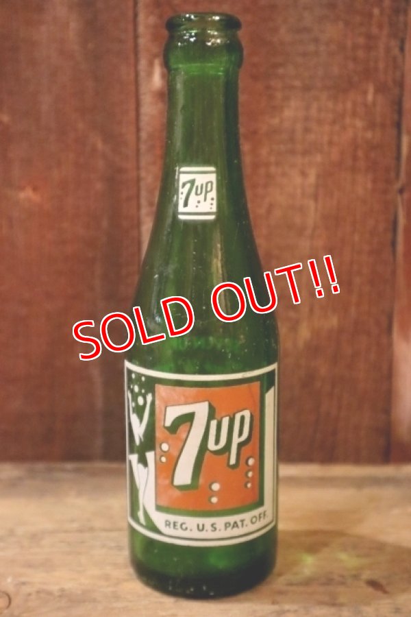 画像1: dk-077 7 Up / 1940's 7 FL. OZ. Bottle