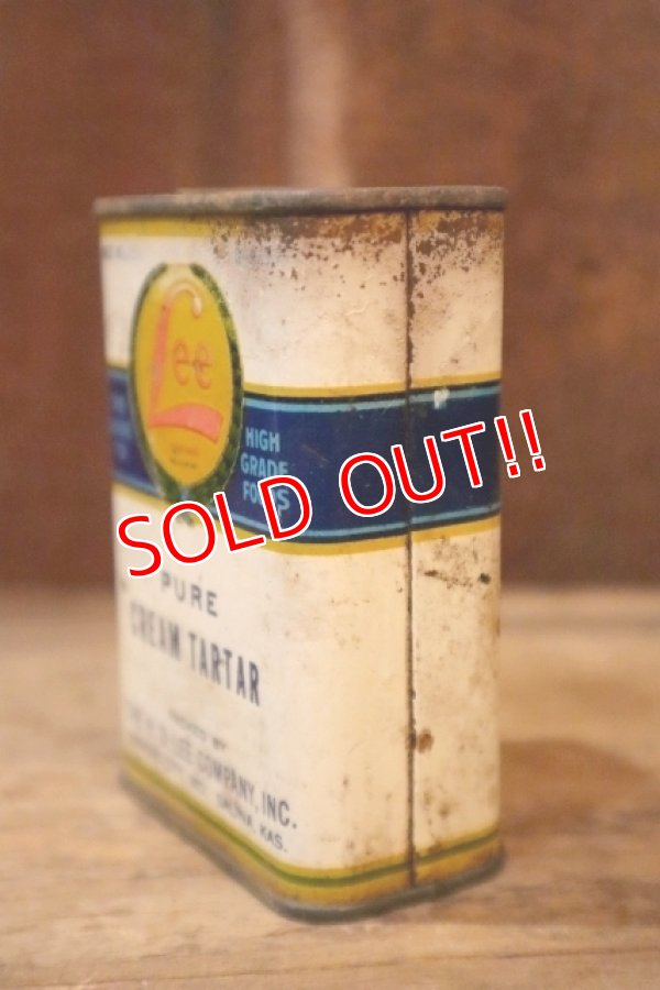画像3: dp-250205-77 THE H.D. LEE COMPANY PURE CREAM TARTAR CAN