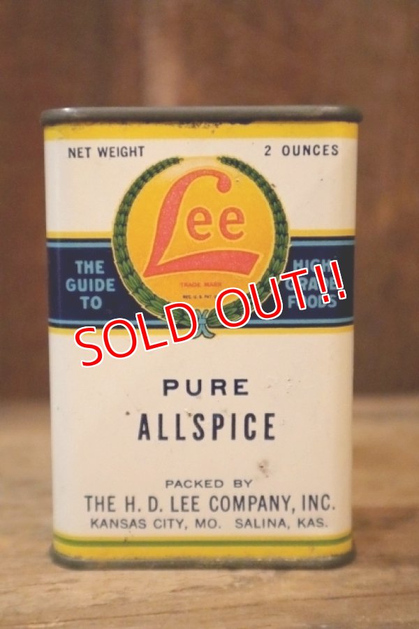 画像2: dp-250205-77 THE H.D. LEE COMPANY PURE ALLSPICE CAN