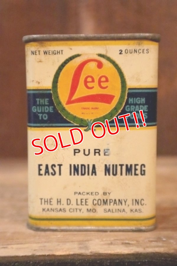 画像2: dp-250205-77 THE H.D. LEE COMPANY PURE EAST INDIA NUTMEG CAN