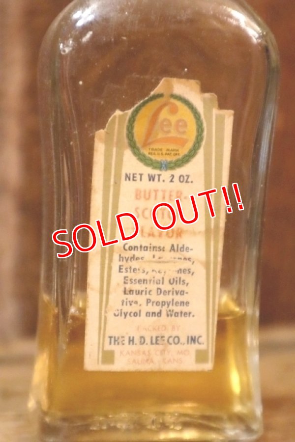 画像2: dp-250205-77 THE H.D. LEE CO. BUTTER-SCOTCH FLAVOR BOTTLE