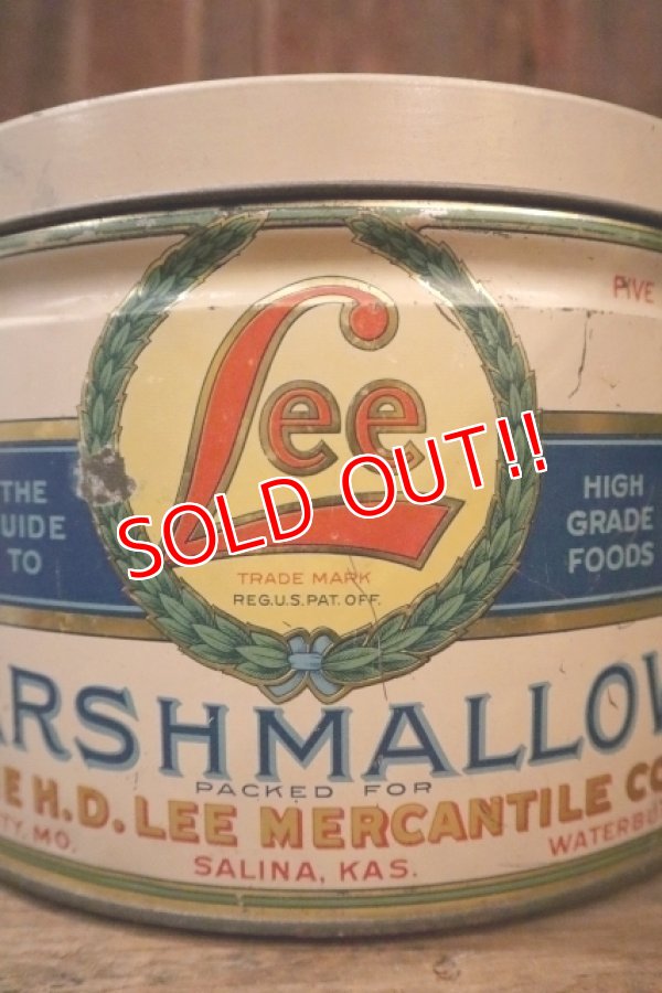 画像2: dp-250205-77 THE H.D. LEE MERCANTILE CO. MARSHMALLOWS CAN