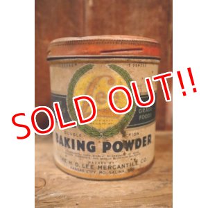 画像: dp-250205-77 THE H.D. LEE MERCANTILE CO. BAKING POWDER CAN