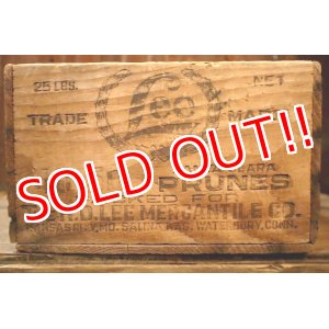 画像: dp-250205-77 THE H.D. LEE MERCANTILE CO. PRUNES WOOD BOX