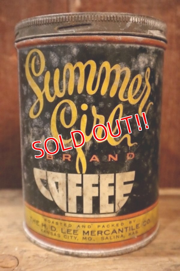 画像3: dp-250205-77 THE H.D. LEE MERCANTILE CO. Summer Girl BRAND COFFEE CAN