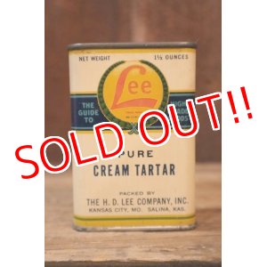 画像: dp-250205-77 THE H.D. LEE COMPANY PURE CREAM TARTAR CAN