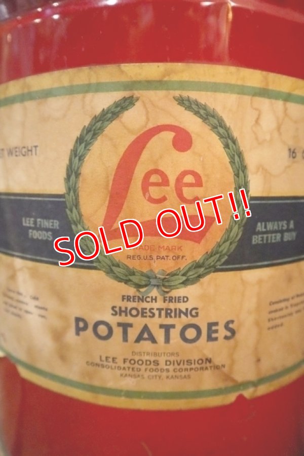 画像2: dp-250205-77 LEE FOODS DIVISION FRENCH FRIED SHOESTRING POTATOS 16 OZS.CAN