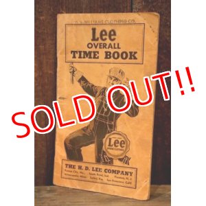 画像: dp-250205-77 1950's Lee OVERALL TIME BOOK