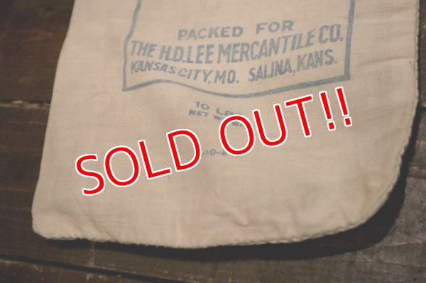 画像4: dp-250205-77 THE H.D. LEE MERCANTILE COMPANY TABLE SALT SACK