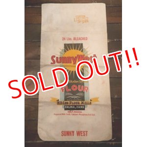 画像: dp-250205-77 THE H.D. LEE FLOUR MILLS "SUNNY WEST" FLOUR SACK