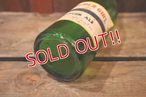 画像7: dp-250205-77 THE H.D. LEE MERCANTILE CO. SUMMER GIRL BRAND GINGERALE BOTTLE