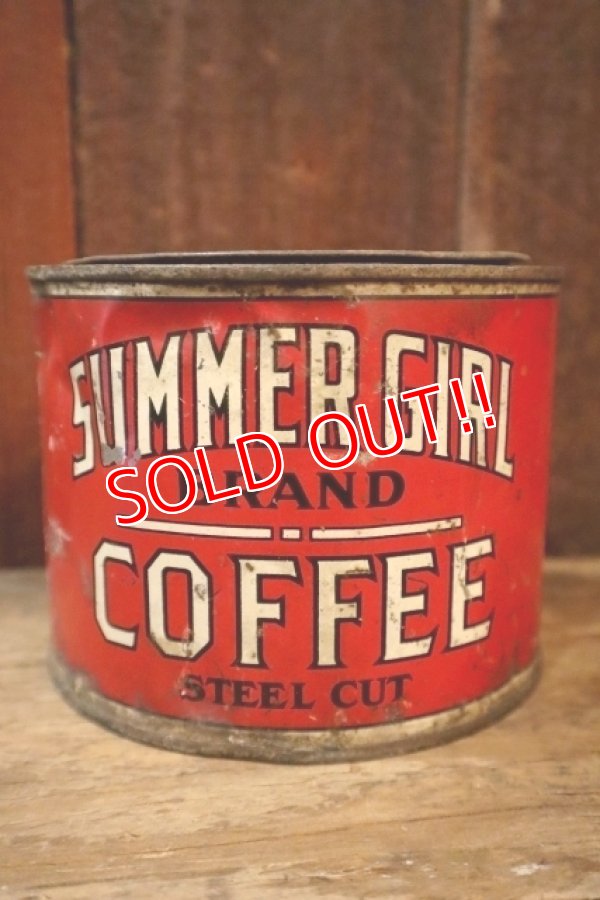 画像3: dp-250205-77 THE H.D. LEE MERCANTILE CO. SUMMER GIRL BRAND COFFEE CAN