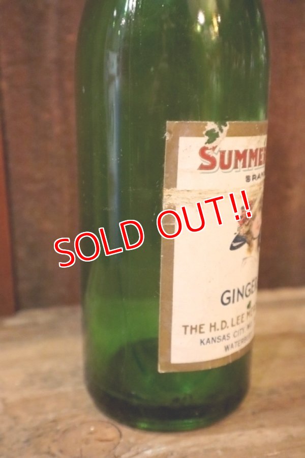 画像6: dp-250205-77 THE H.D. LEE MERCANTILE CO. SUMMER GIRL BRAND GINGERALE BOTTLE