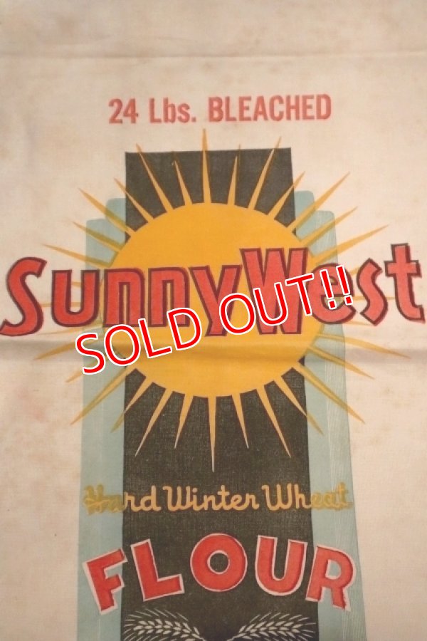 画像2: dp-250205-77 THE H.D. LEE FLOUR MILLS "SUNNY WEST" FLOUR SACK