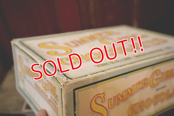 画像7: dp-250205-77 THE H.D. LEE COMPANY SUMMER GIRL BRAND CHOCOLATES BOX