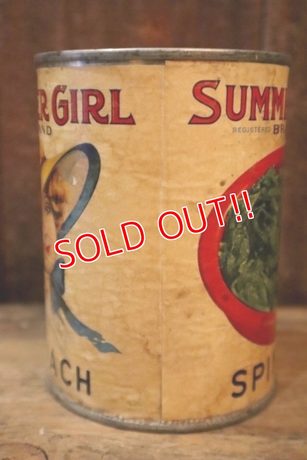 画像5: dp-250205-77 THE H.D. LEE COMPANY SUMMER GIRL BRAND SPINACH CAN