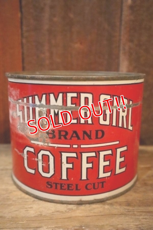 画像3: dp-250205-77 THE H.D. LEE MERCANTILE CO. SUMMER GIRL BRAND COFFEE CAN