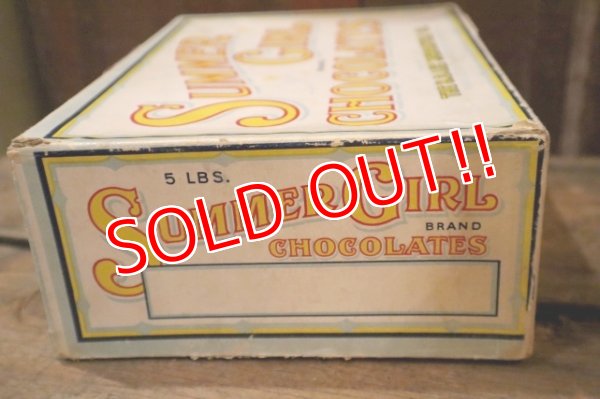 画像4: dp-250205-77 THE H.D. LEE COMPANY SUMMER GIRL BRAND CHOCOLATES BOX