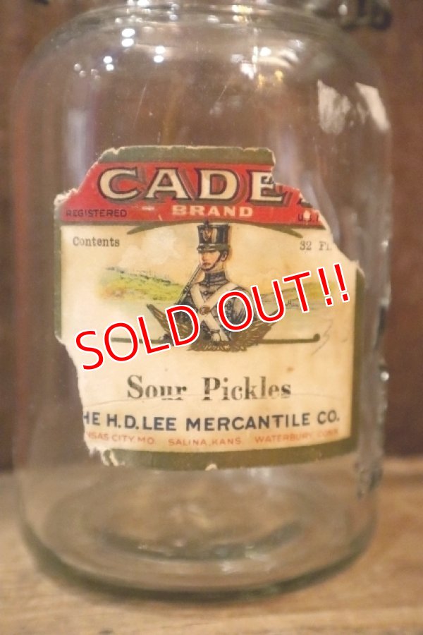 画像2: dp-250205-77 THE H.D. LEE MERCANTILE CO. CADET BRAND Sour Pickles Ball JAR