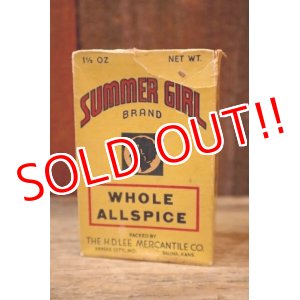 画像: dp-250205-77 THE H.D. LEE MERCANTILE CO. SUMMER GIRL BRAND WHOLE SPICE BOX