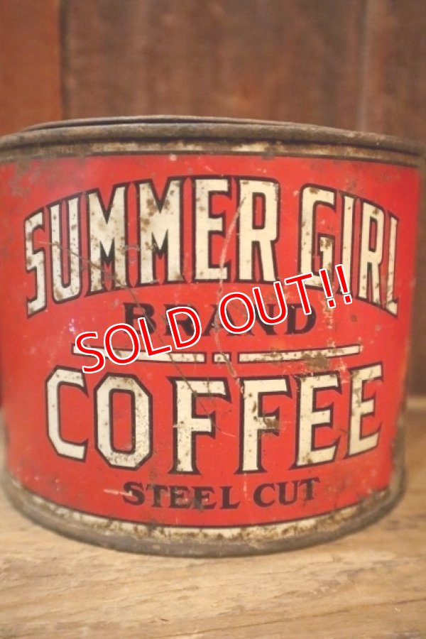 画像2: dp-250205-77 THE H.D. LEE MERCANTILE CO. SUMMER GIRL BRAND COFFEE CAN