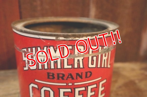 画像2: dp-250205-77 THE H.D. LEE MERCANTILE CO. SUMMER GIRL BRAND COFFEE CAN
