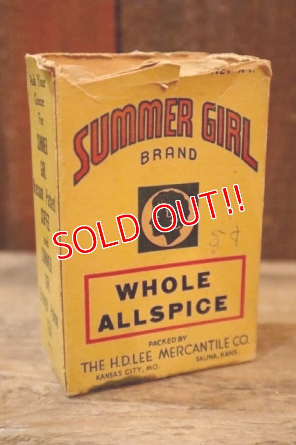 画像2: dp-250205-77 THE H.D. LEE MERCANTILE CO. SUMMER GIRL BRAND WHOLE SPICE BOX