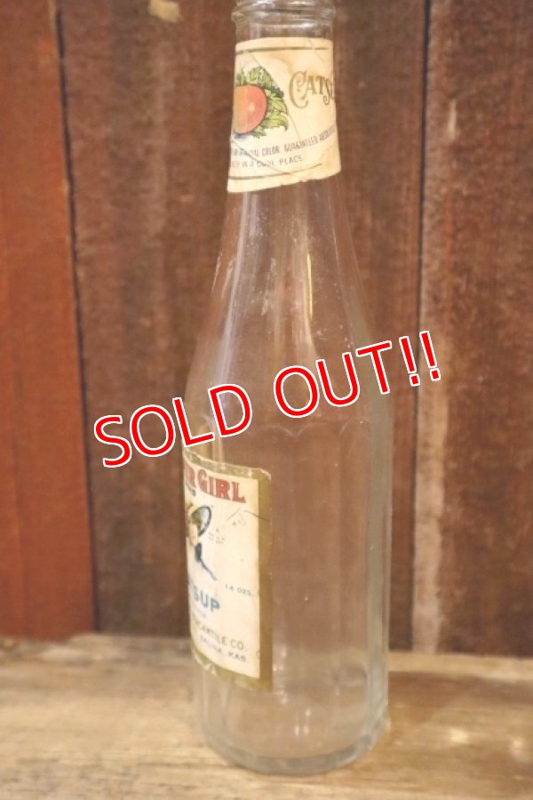 画像4: dp-250205-77 THE H.D. LEE MERCANTILE CO. SUMMER GIRL BRAND CATSUP BOTTLE