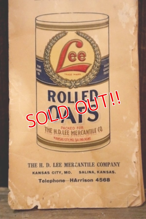 画像2: dp-250205-77 THE H.D. LEE MERCANTILE CO. MEMO PAD