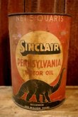 画像1: dp-250205-06 SINCLAIR PENNSYLVANIA MOTOR OIL 1930's-1940's 5 U.S. QUARTS CAN