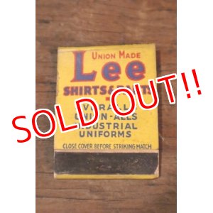 画像: dp-250205-77 Lee 1940's-1950's Match Book
