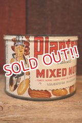 画像: ct-250205-78 PLANTERS / MR.PEANUT 1950's Salted MIXED NUTS TIN CAN