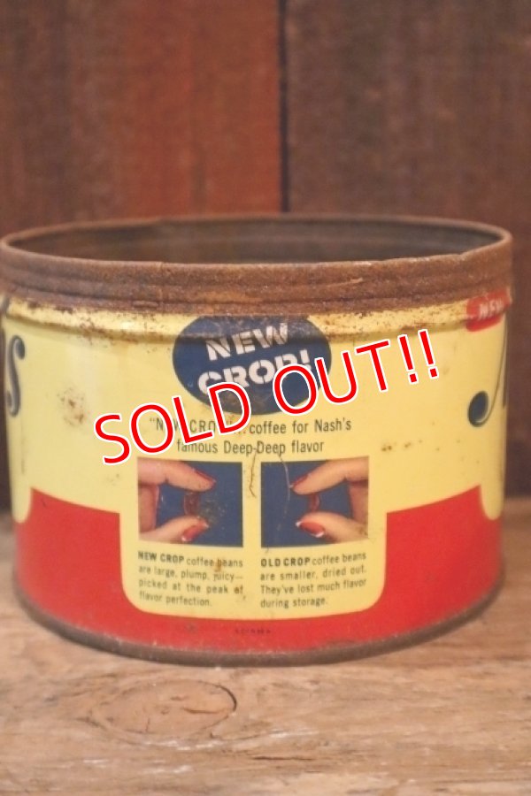 画像4: dp-250205-78 Nash's COFFEE / 1950's-1960's Tin Can