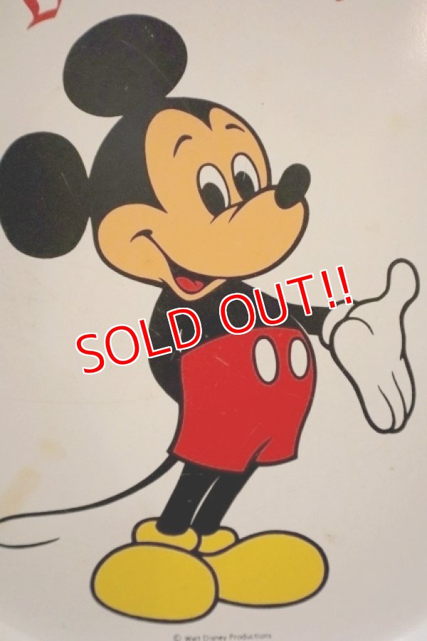 画像2: ct-250205-15 Mickey Mouse / Disneyland 1970's Tin Serving Tray