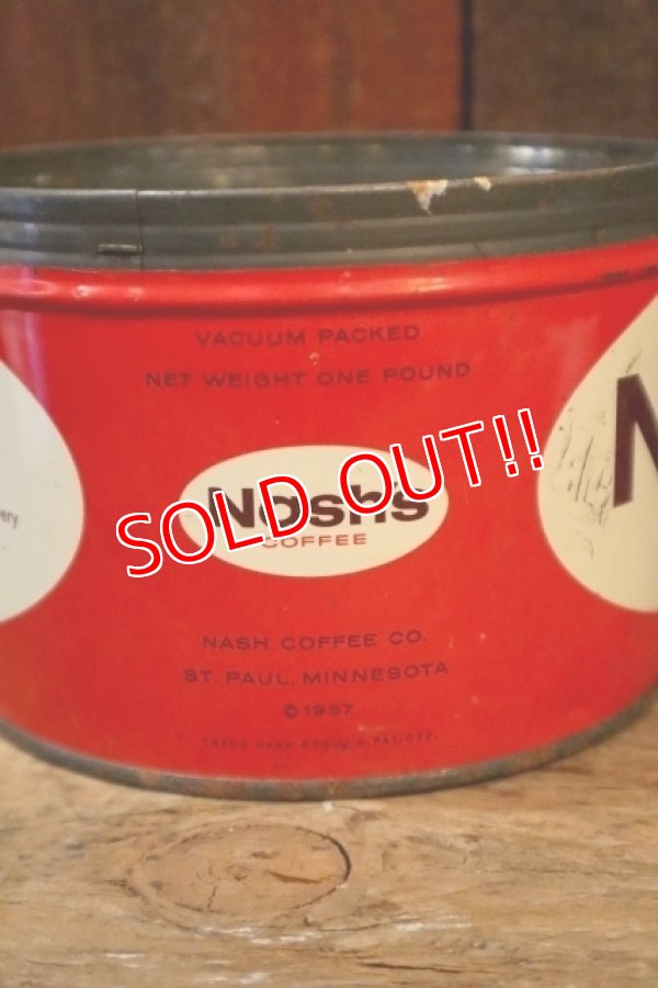 画像4: dp-250205-78 Nash's COFFEE / 1950's Tin Can