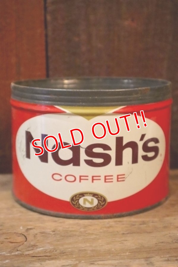 画像1: dp-250205-78 Nash's COFFEE / 1950's Tin Can