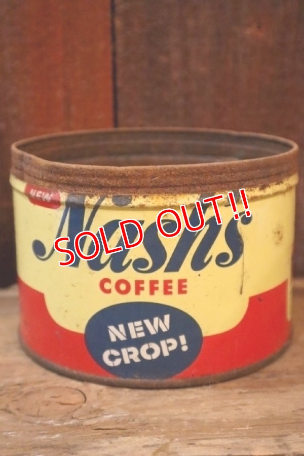 画像2: dp-250205-78 Nash's COFFEE / 1950's-1960's Tin Can