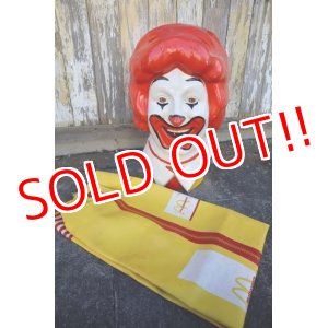 画像: ct-250205-04 McDonald's 1970's Ronald McDonald Helium Balloon Head
