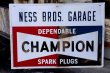 画像1: dp-250205-56 CHAMPION 1960's-1970's Metal Sign