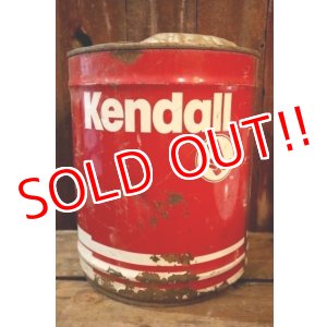 画像: dp-250205-27 Kendall MOTOR OIL 1970's 5 U.S.GALLONS CAN