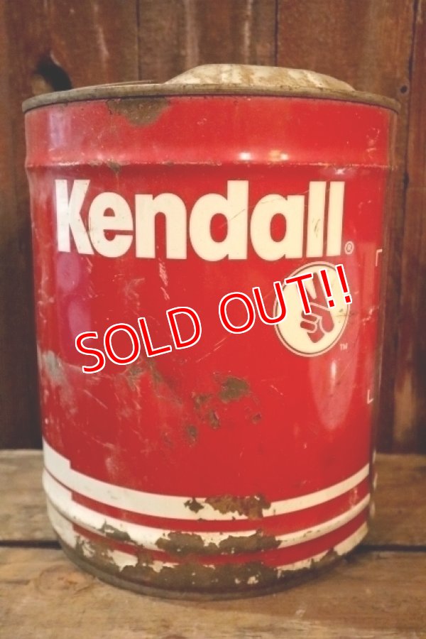 画像1: dp-250205-27 Kendall MOTOR OIL 1970's 5 U.S.GALLONS CAN