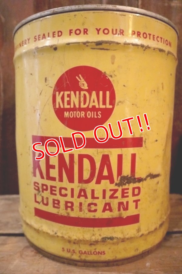 画像3: dp-250205-25 KENDALL SUPECIALIZED LUBRICANT 1970's 5 U.S. GALLONS CAN