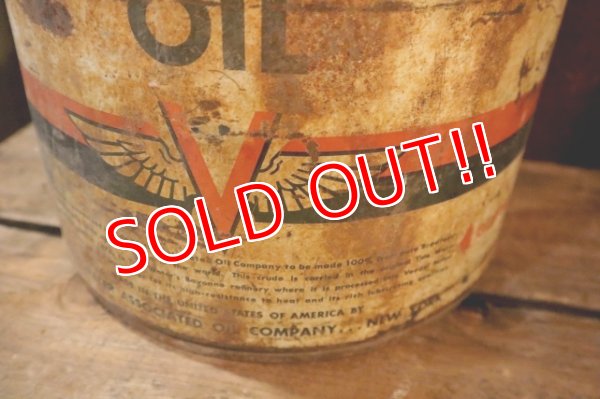 画像4: dp-250205-68 VEEDOL MOTOR OIL 1950's 5 U.S. GALLONS CAN