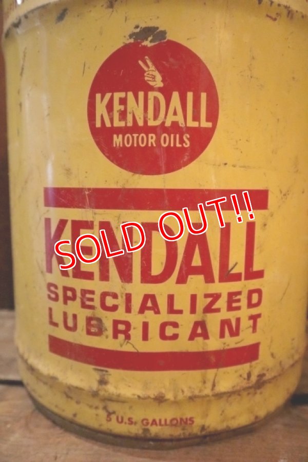 画像2: dp-250205-25 KENDALL SUPECIALIZED LUBRICANT 1970's 5 U.S. GALLONS CAN