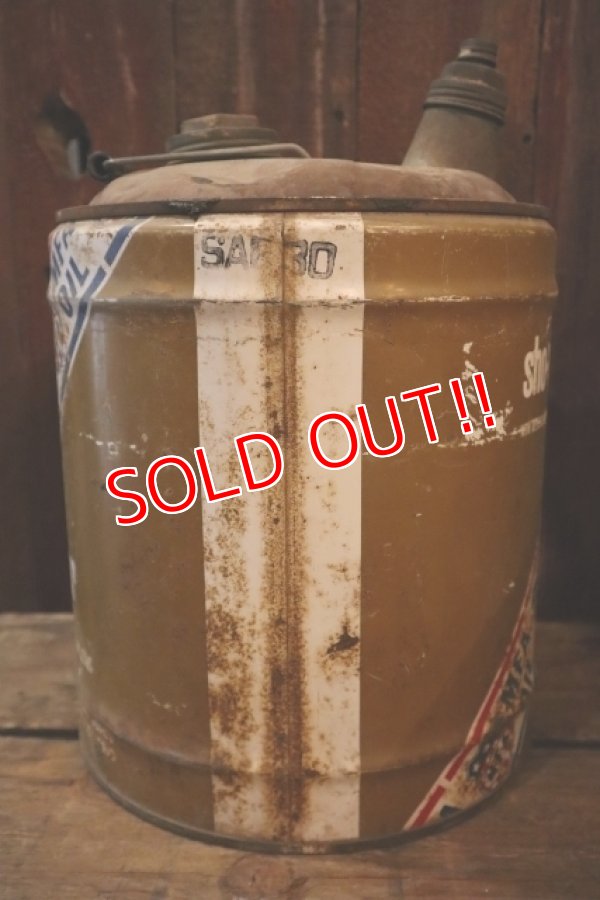 画像5: dp-250205-73 M・F・A  MOTOR OIL 1970's 5 U.S. GALLONS CAN