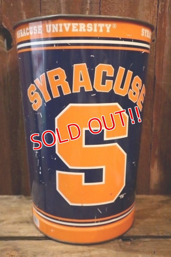 画像1: dp-250205-94 WINCRAFT SPORTS SYRACUSE UNIVERSITY TIN TRASH CAN